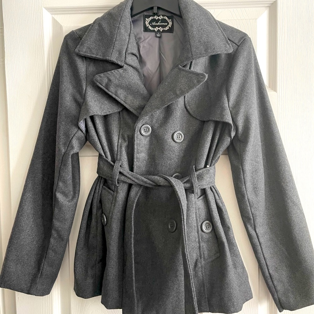Ambiance gray jacket Size L